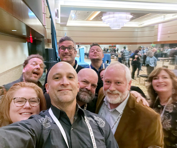 hop growers of michigan members in a selfie photo