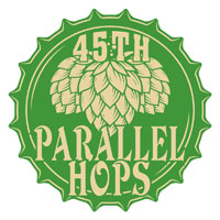 45th parallel hops logo"