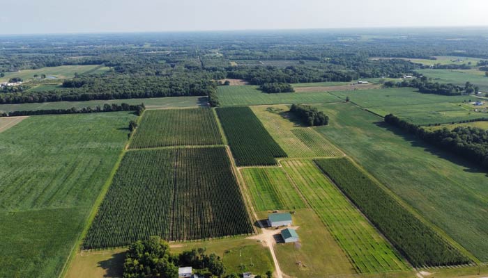 Hop Head Farms aerial view